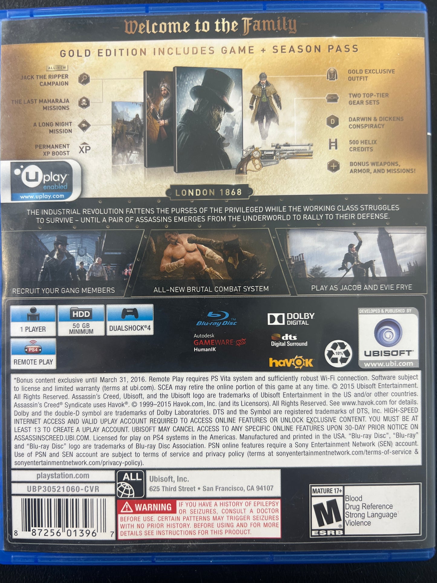 Assassin’s Creed Syndicate PS4