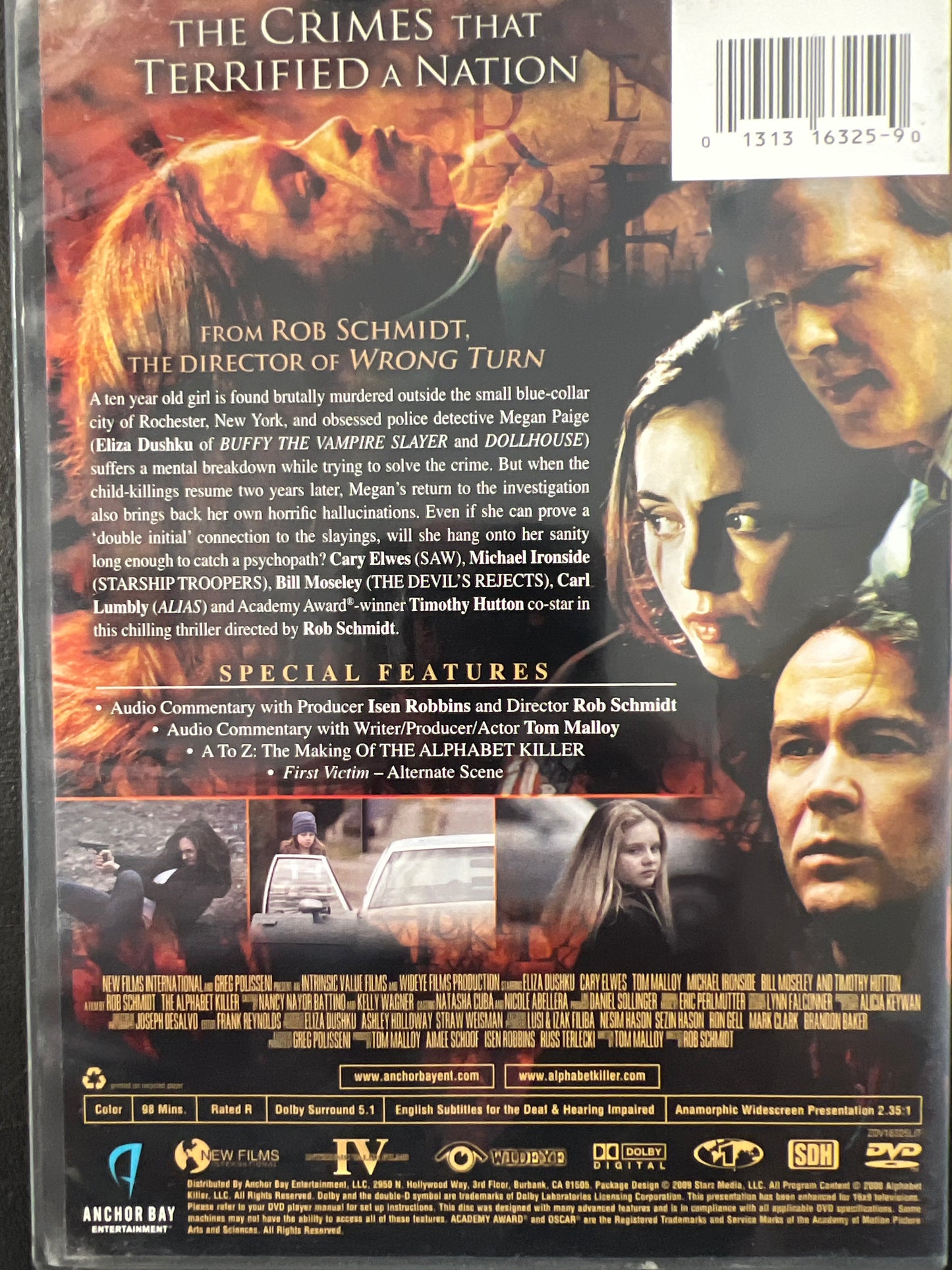 The Alphabet Killer DVD