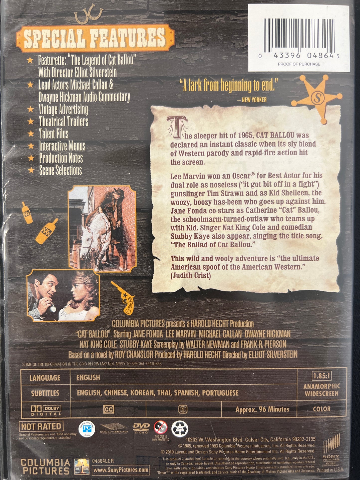 Cat Ballou DVD