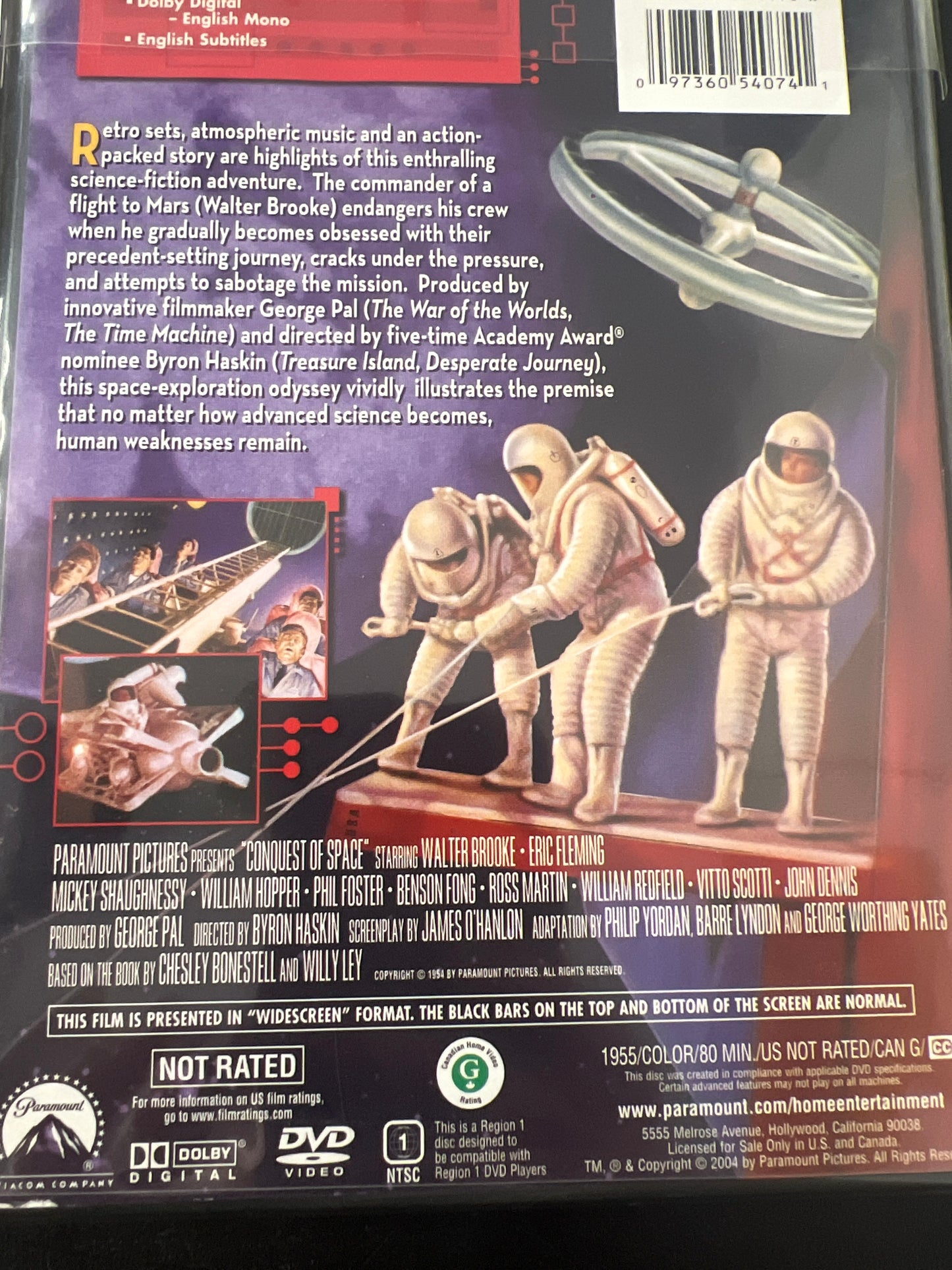 Conquest of Space DVD