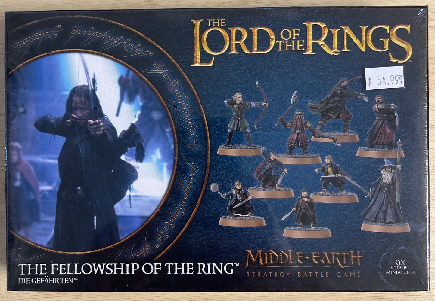 Lord of the Rings Fellowship Minature Set Warhammer