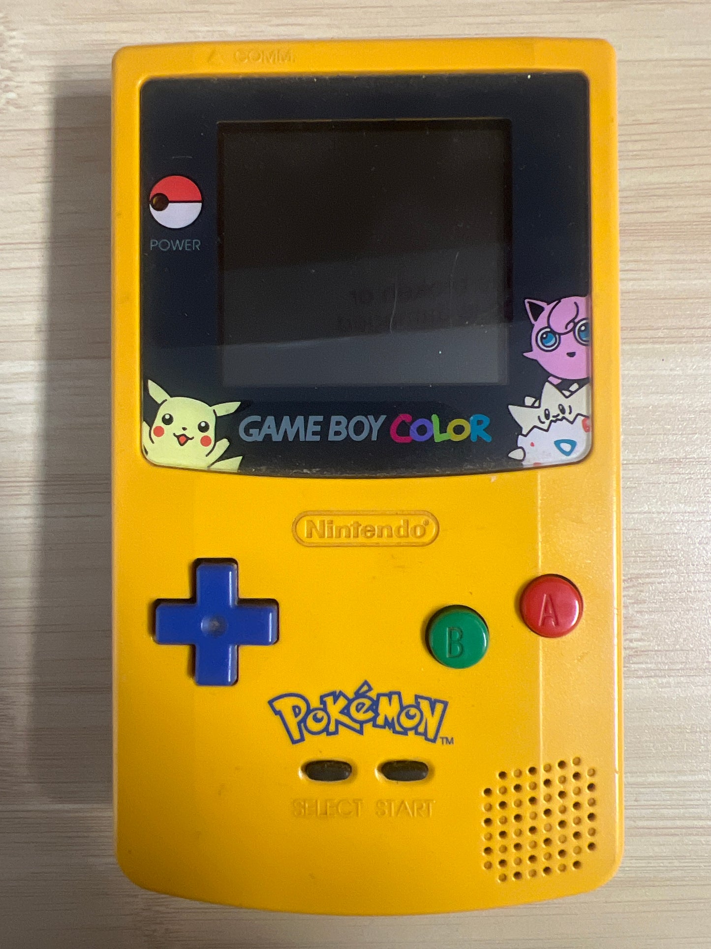 Pokemon Game Boy Color Handheld Console