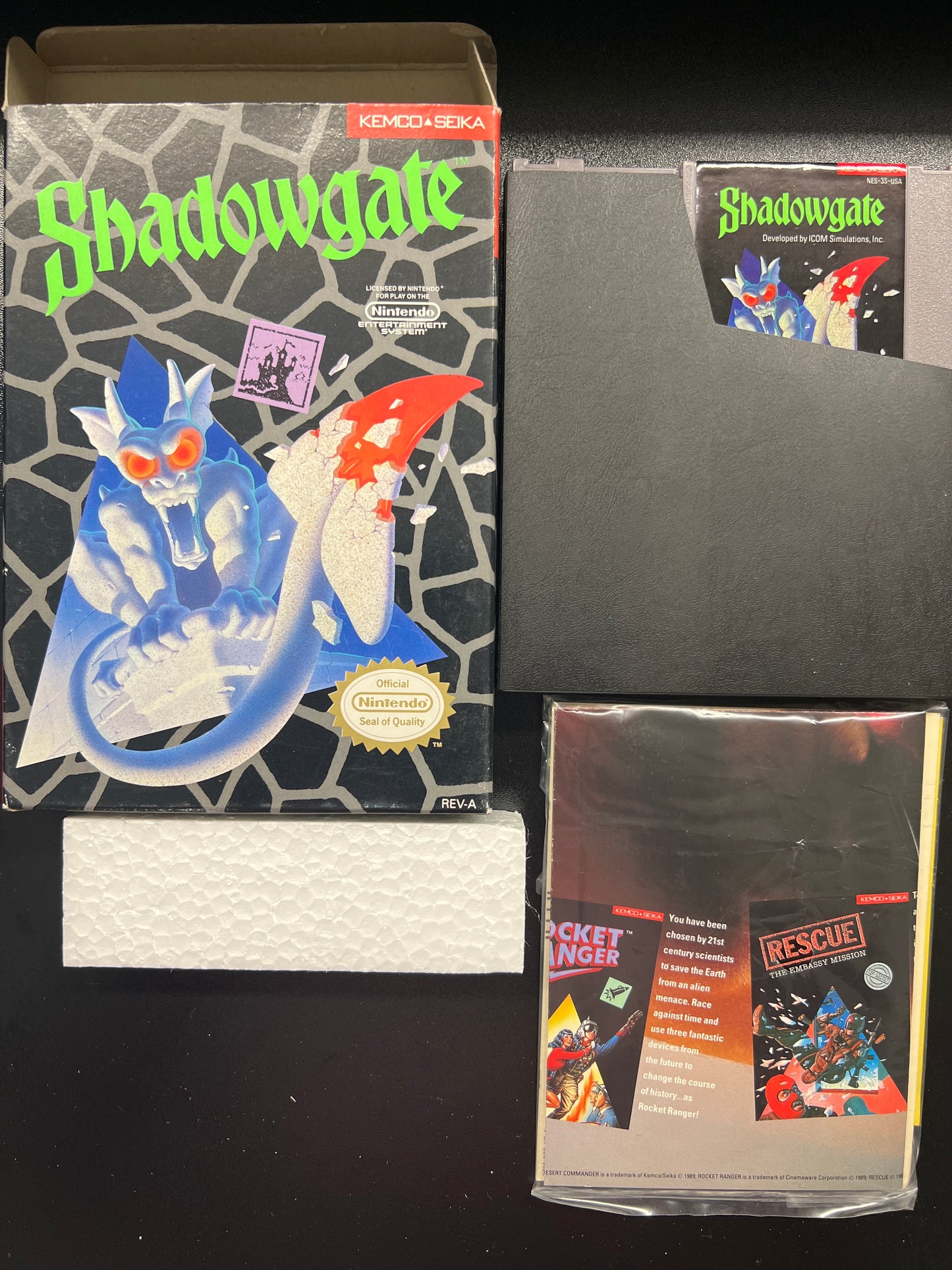 Shadowgate NES in Box