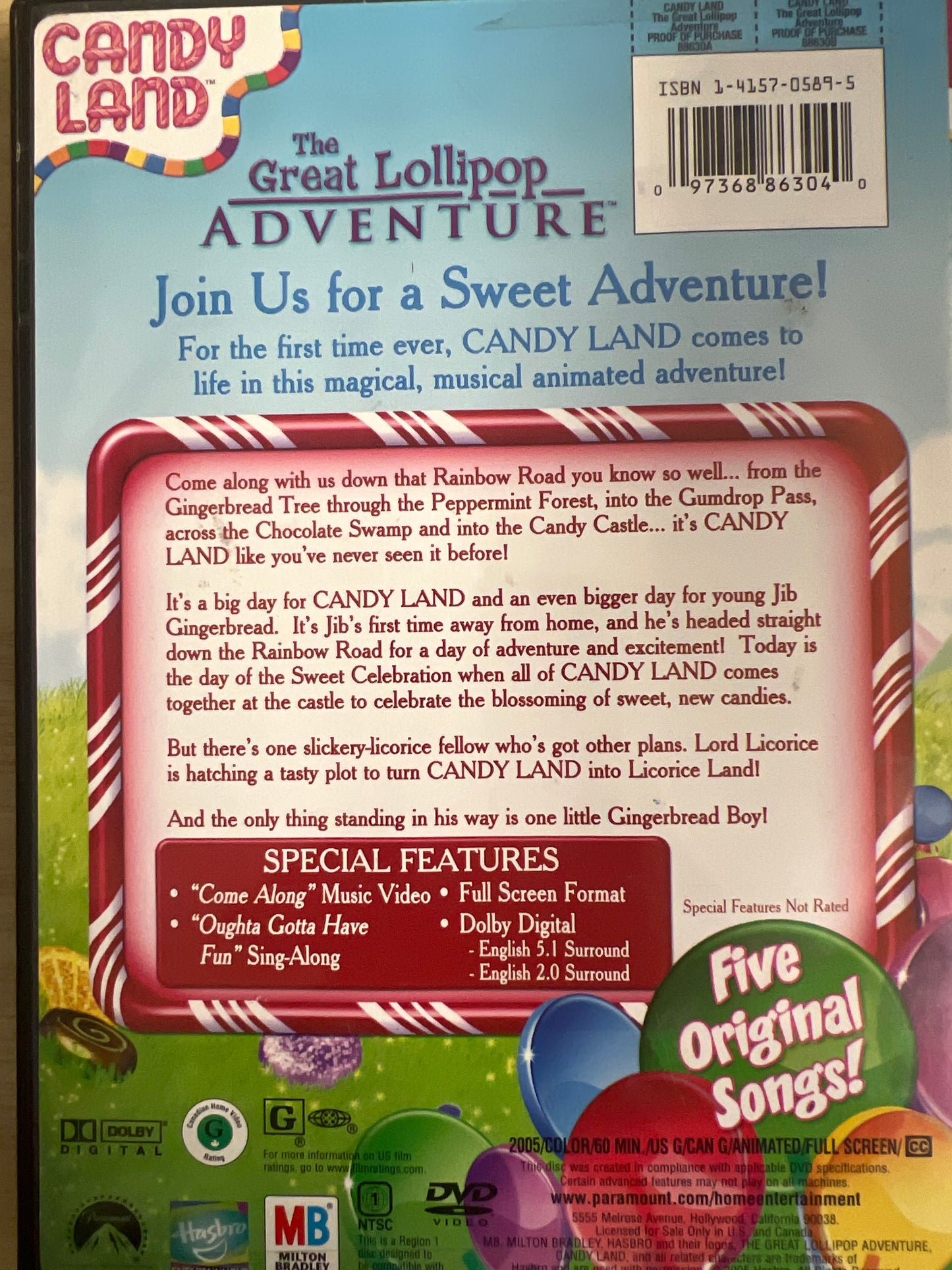 Candy Land The Great Lollipop Adventure