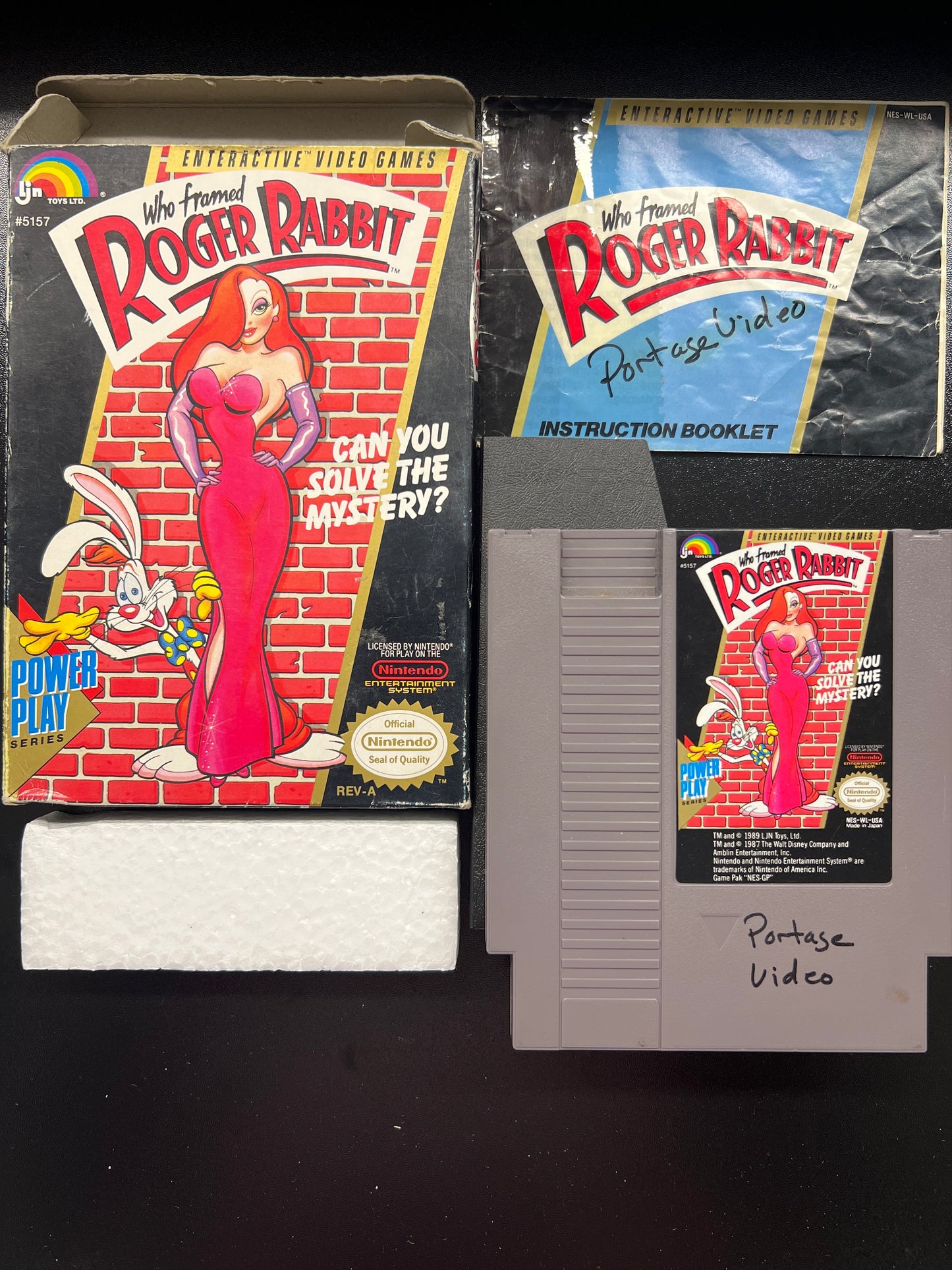 Who Framed Roger Rabbit NES in Box