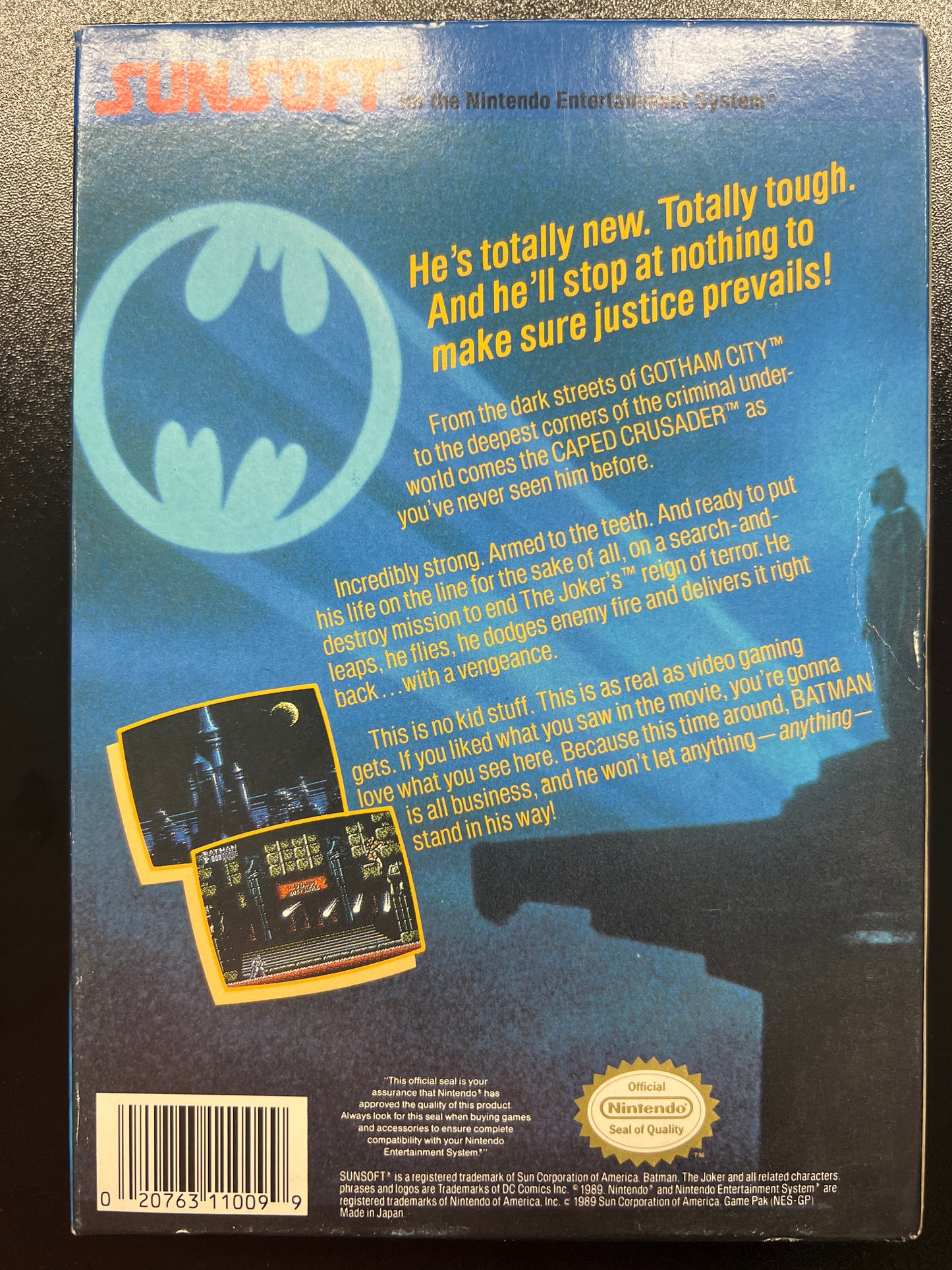 Batman The Video Game NES in Box