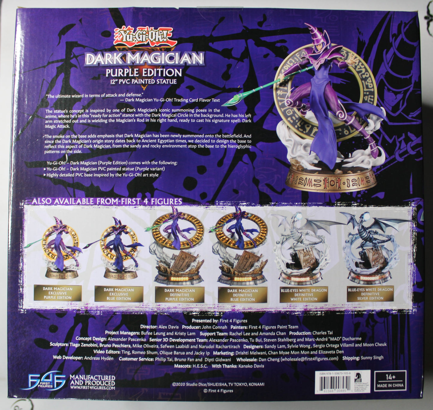 Yu-Gi-Oh! Dark Magician (Purple) Statue