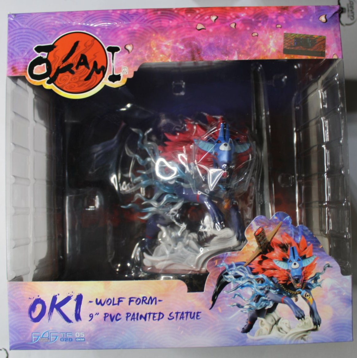 Okami Oki Wolf Form PVC Statue