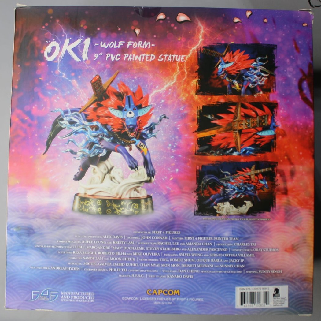 Okami Oki Wolf Form PVC Statue