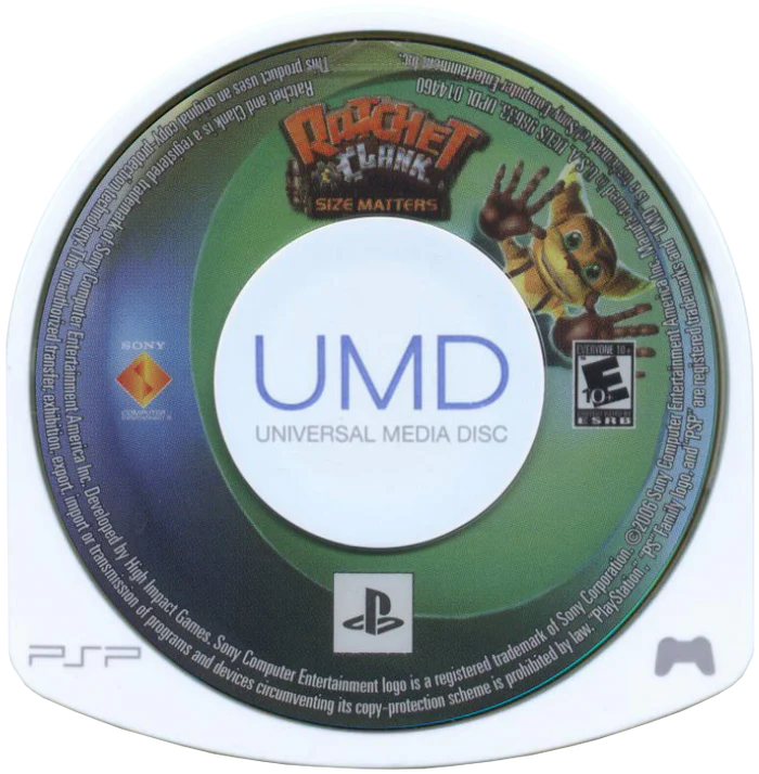 Ratchet & Clank Size Matters PSP Cartridge