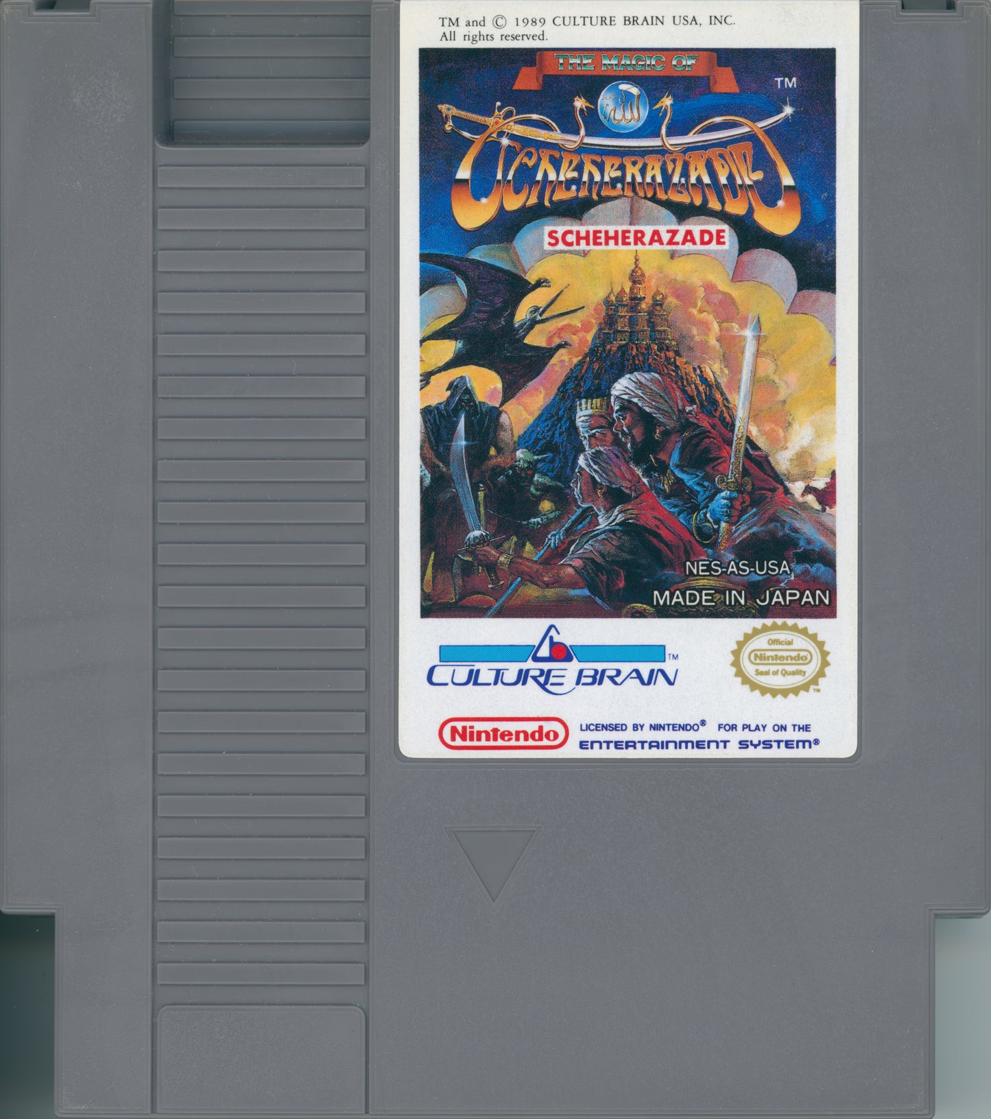 The Magic Of Scheherazade NES