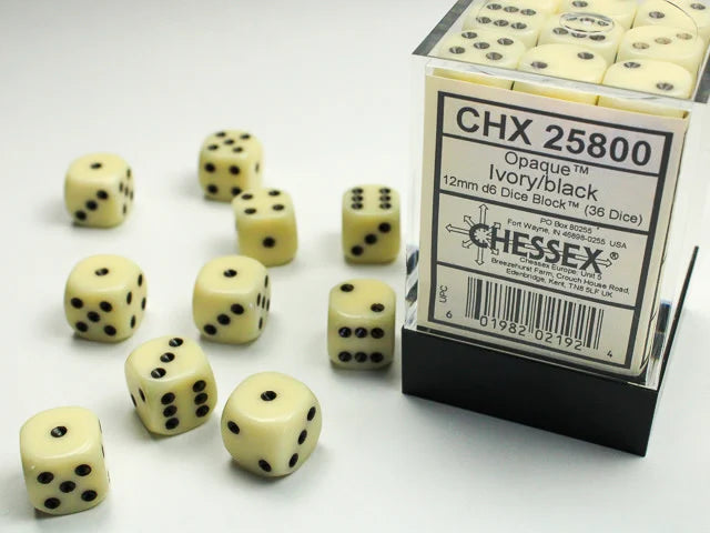 Chessex D6 Block Pick Your Color