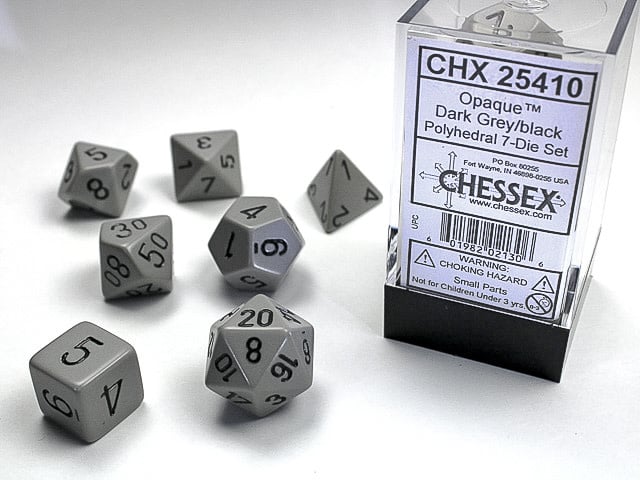 Chessex Standard 7-Dice Set