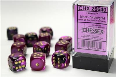 Chessex 16mm D6 Dice Block - Pick Your Color