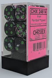 Chessex 16mm D6 Dice Block - Pick Your Color