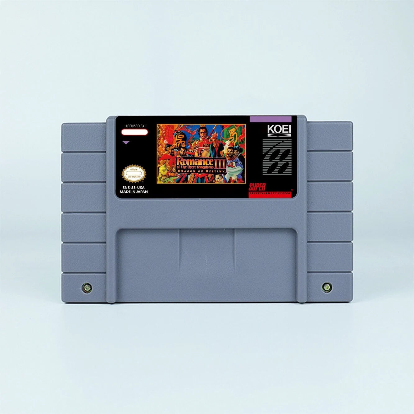 Romance of the Three Kingdoms 3 Dragon of Destiny SNES