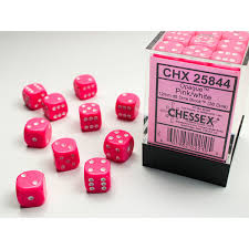 Chessex 12mm Opaque 36 Count D6 Block Pick Your Color
