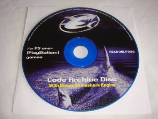 Gameshark Code Archive Disc PS1