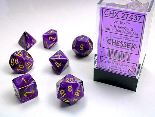 Chessex Standard Vortex 7-Dice Set