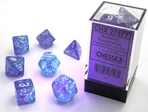 Chessex Standard Borealis 7-Dice Set