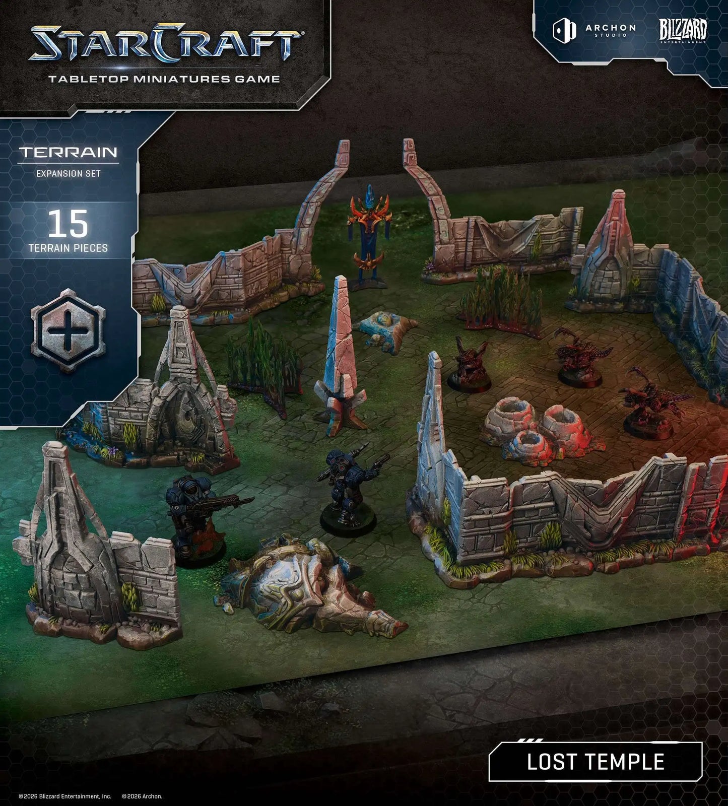 Starcraft Tabletop Minature - Terrain Lost Temple