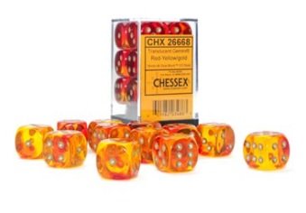 Chessex 16mm D6 Dice Block - Pick Your Color