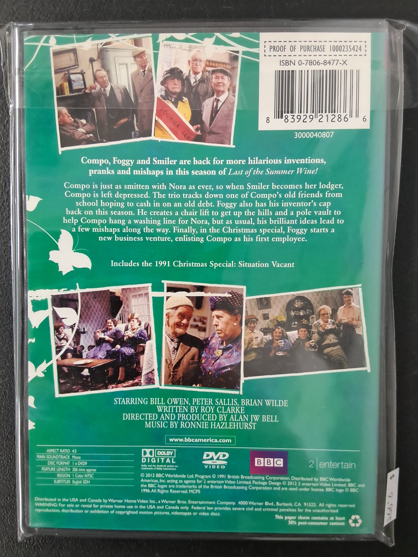Roy Clarke's Last of the Summer Wine Vintage 1991 DVD