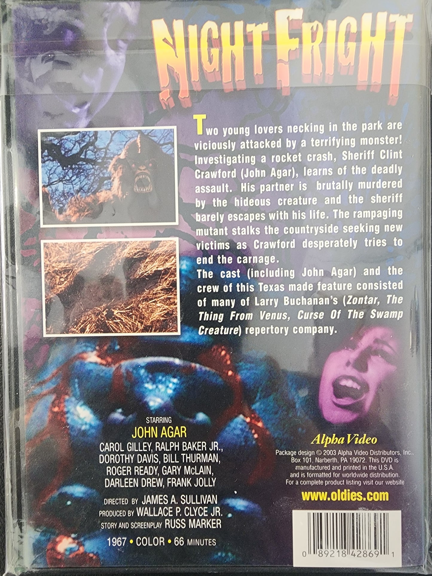 Night Fright DVD