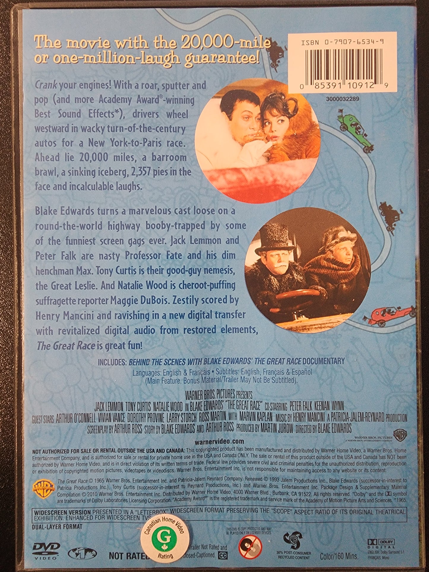 The Great Race DVD