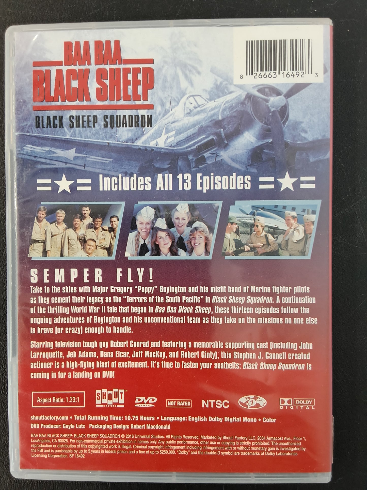 Baa Baa Black Sheep Black Sheep Squadron Final Season DVD