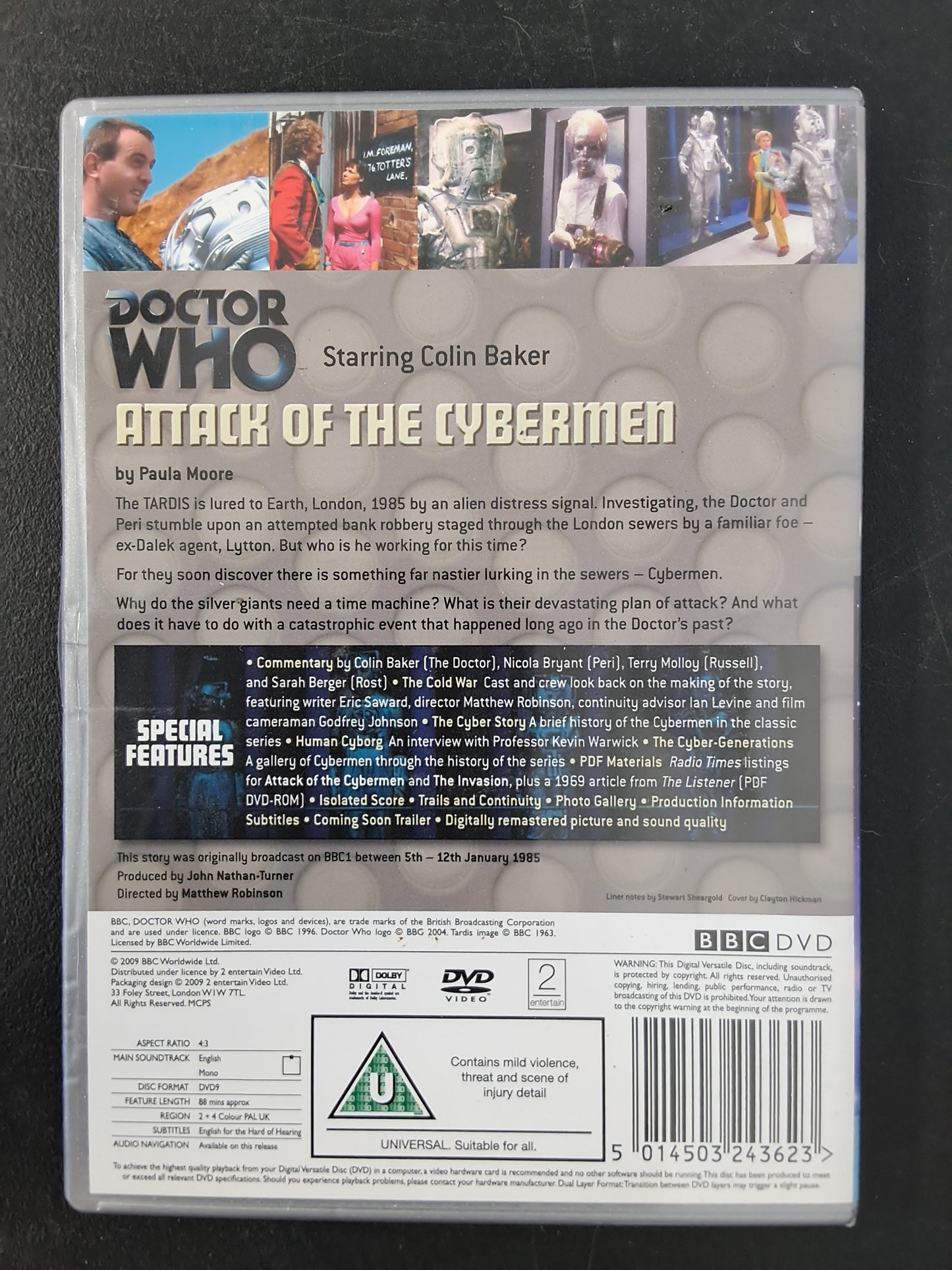 Doctor Who Attack of the Cybermen DVD