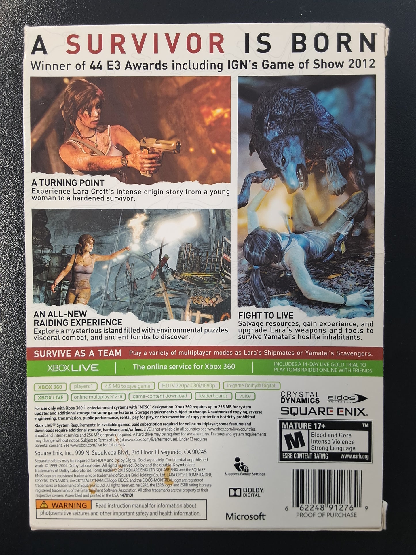 Tomb Raider Book Edition 360