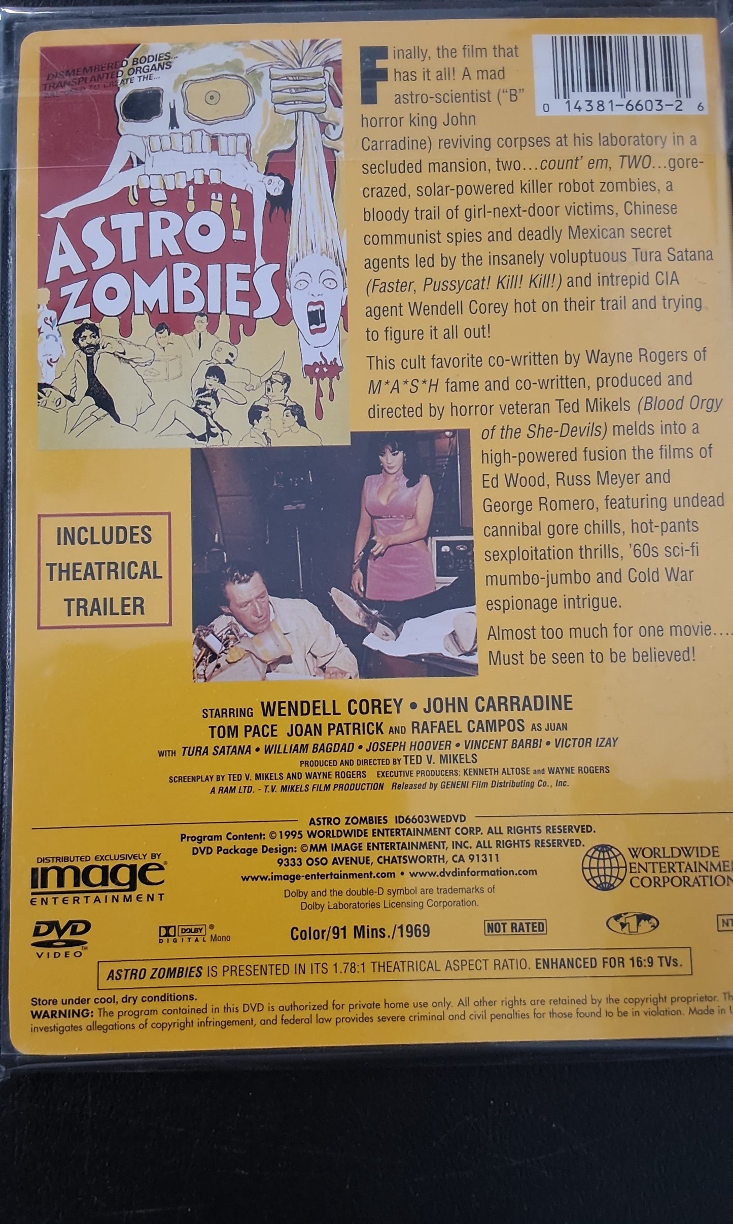 Astro Zombies DVD