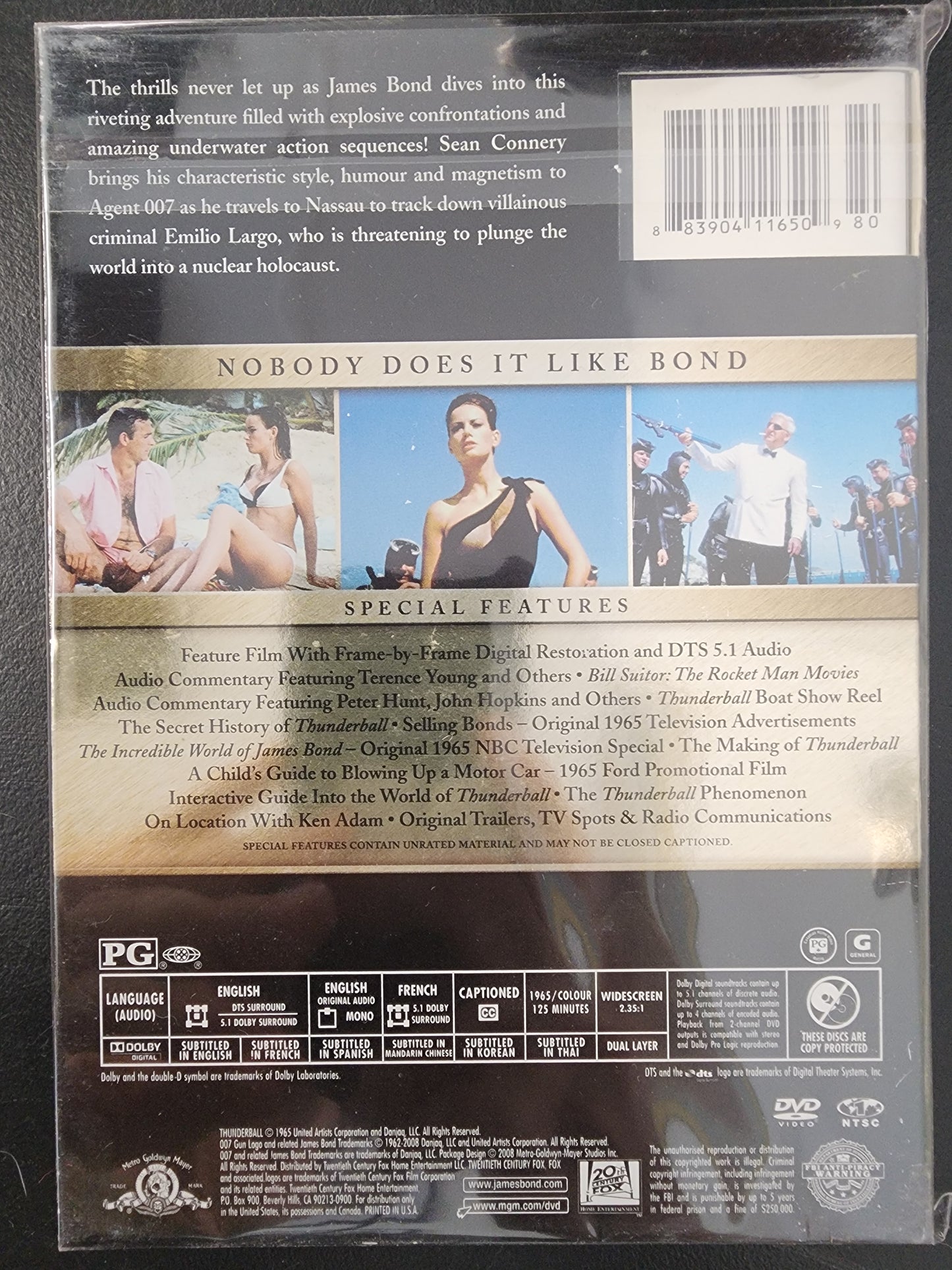 Two-Disc Ultimate Edition Thunderball DVD