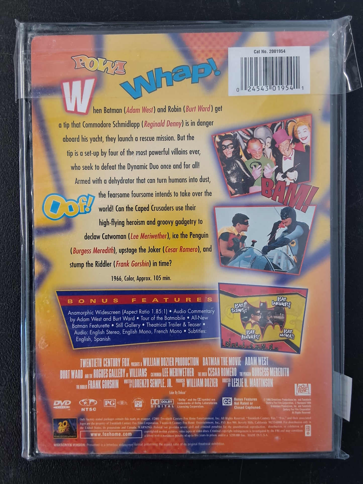 Batman The Movie 1966 DVD