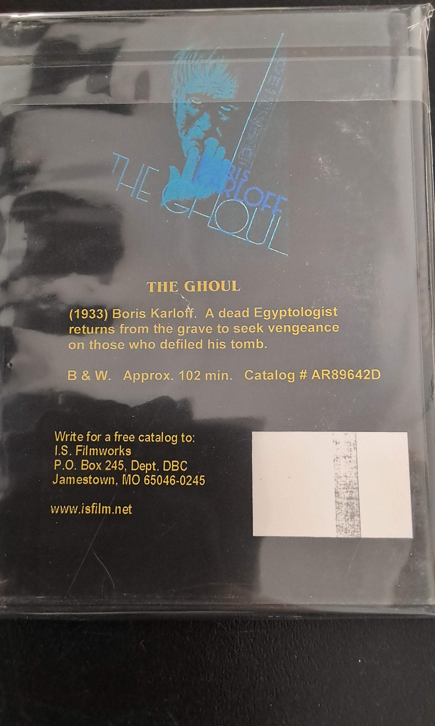 The Ghoul DVD