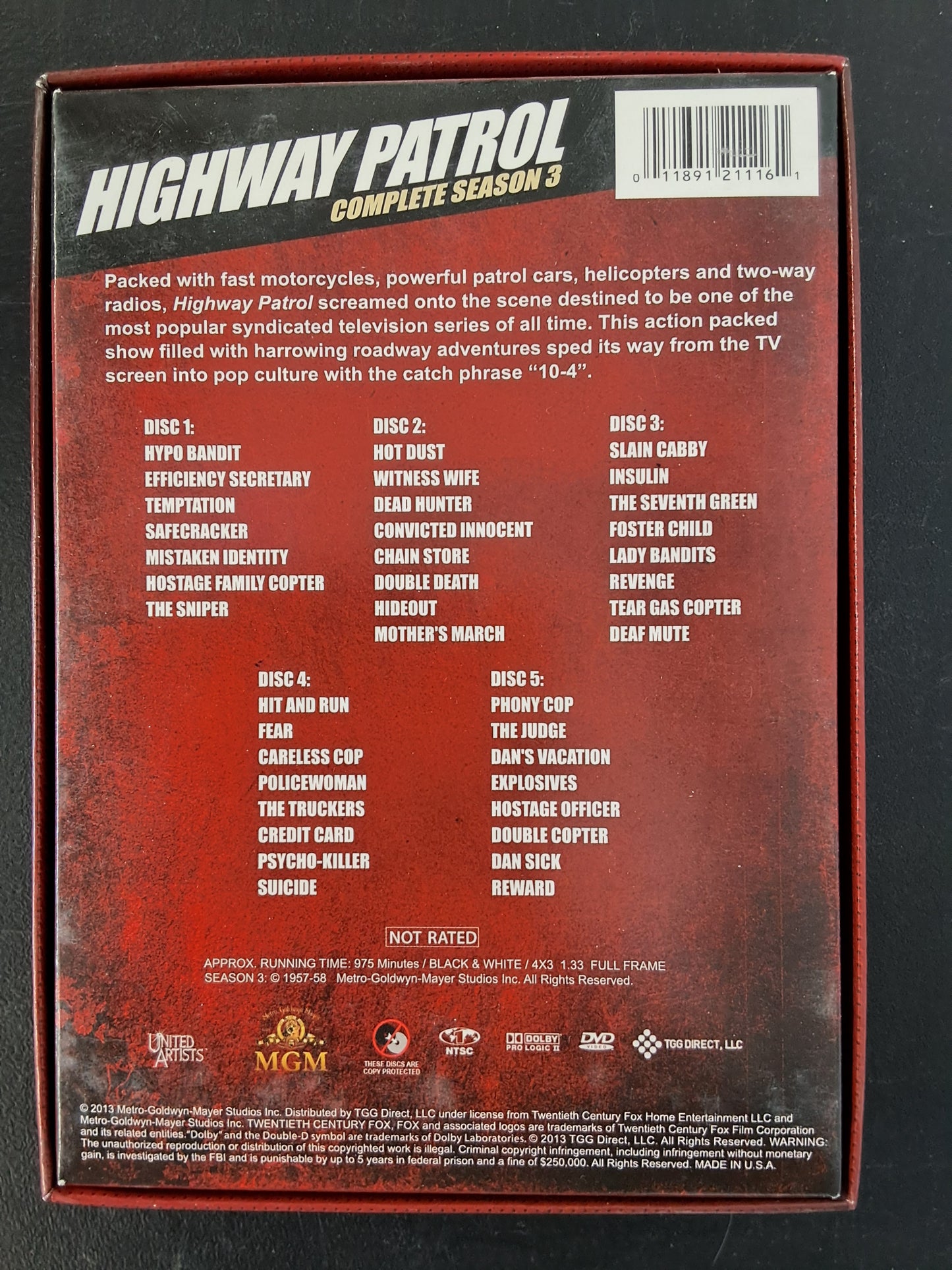 Highway Patrol Season 3 DVD