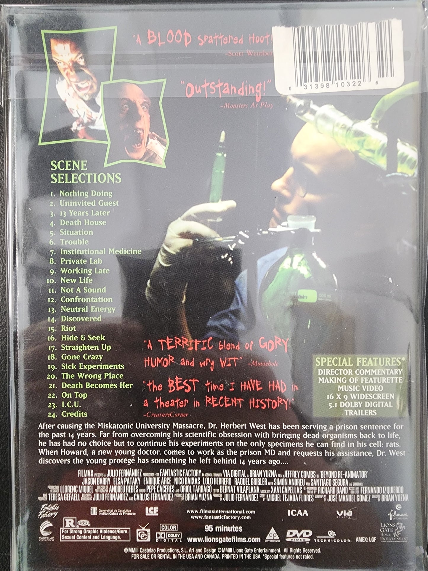Beyond Re-Animator DVD