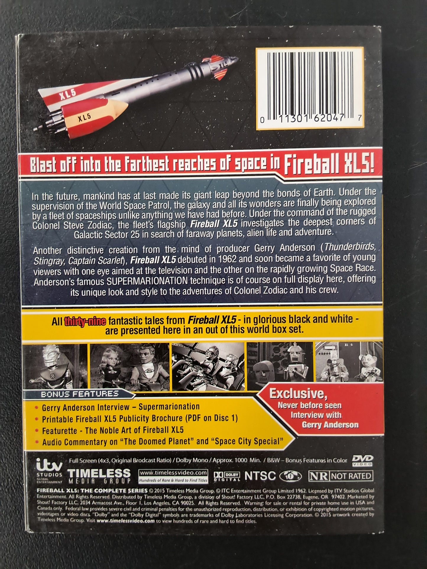 Fireball XL5 The Complete Series Gerry Anderson Collection DVD