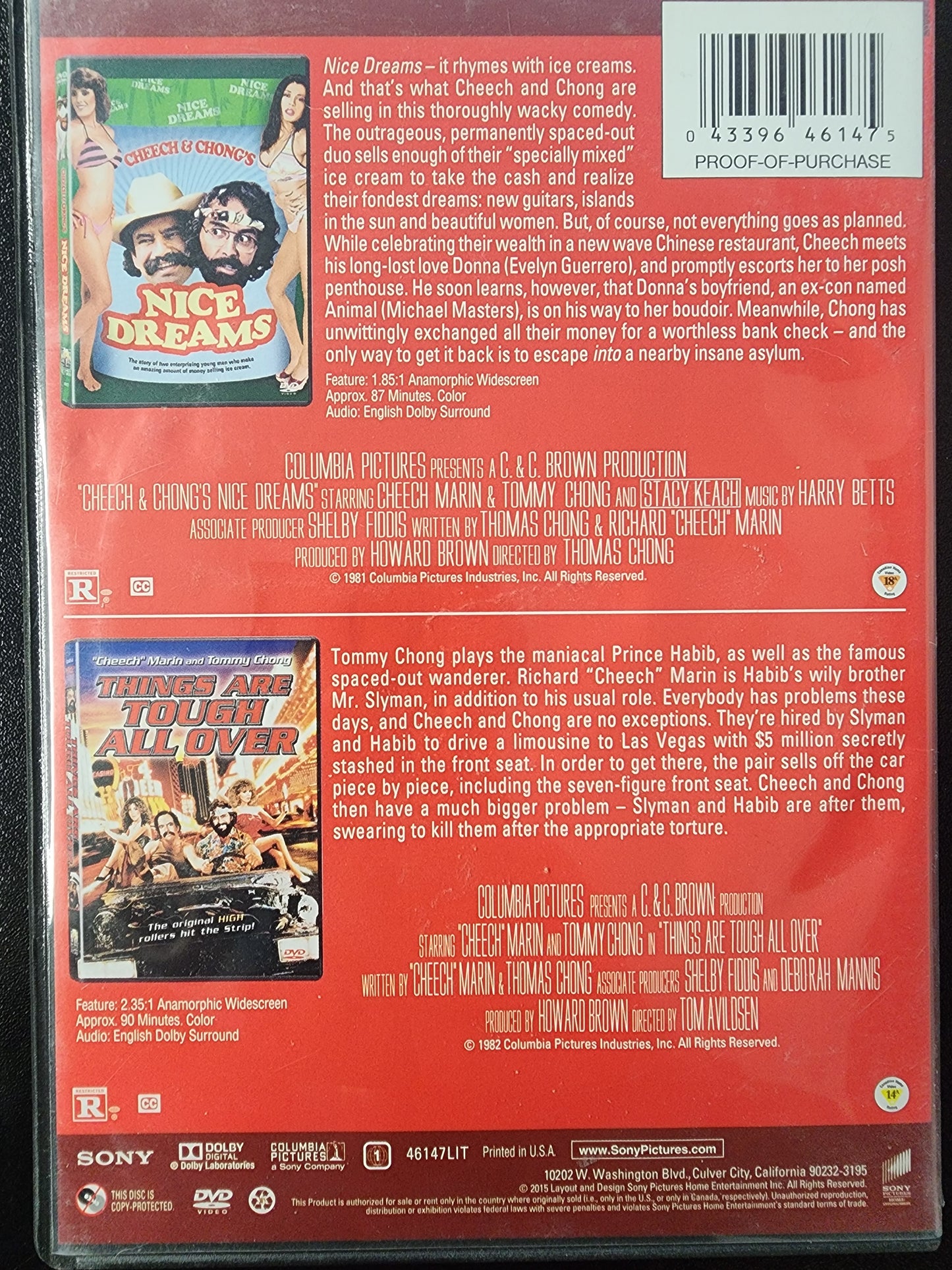 The Laugh Out Loud Double Feature Nice Dreams/Things Are Tough All Over DVD