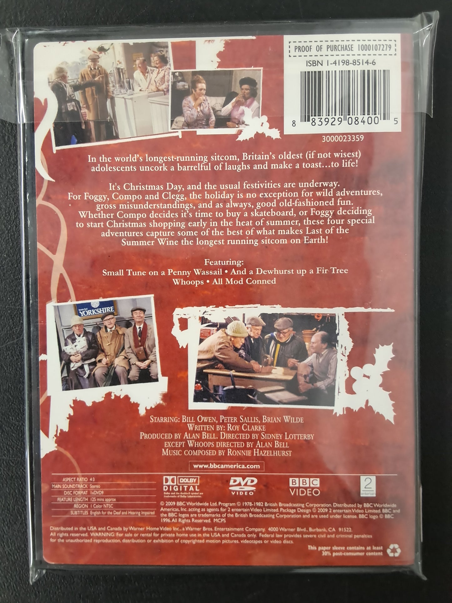 Roy Clarke's Last of the Summer Wine Christmas Specials 1978-1982 DVD
