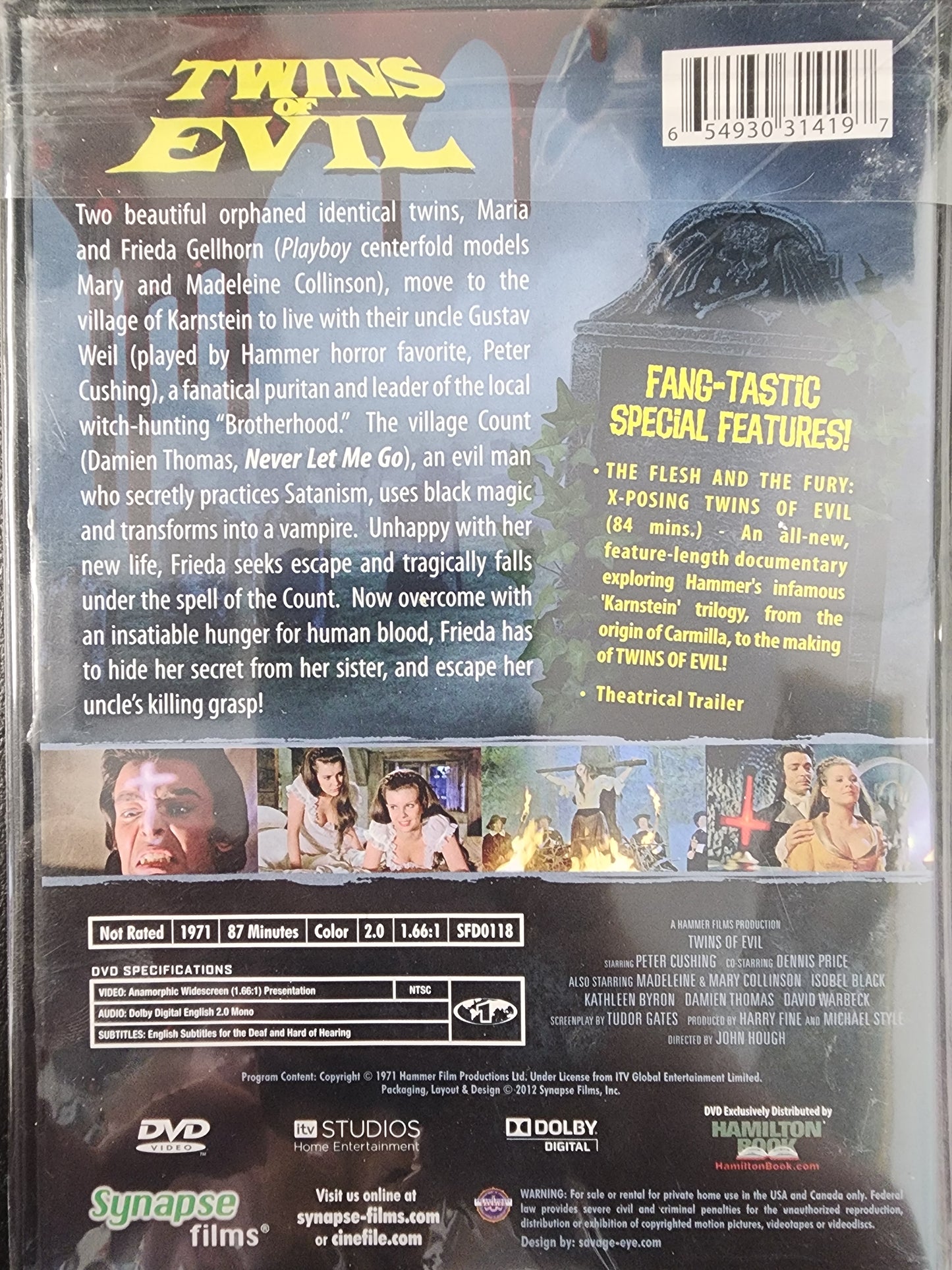 Twins of Evil DVD