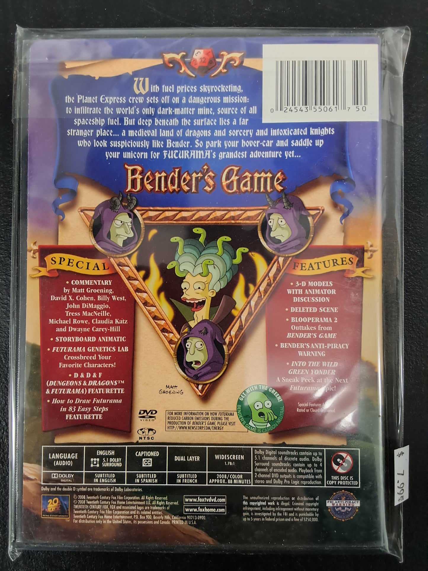 Futurama Bender's Game