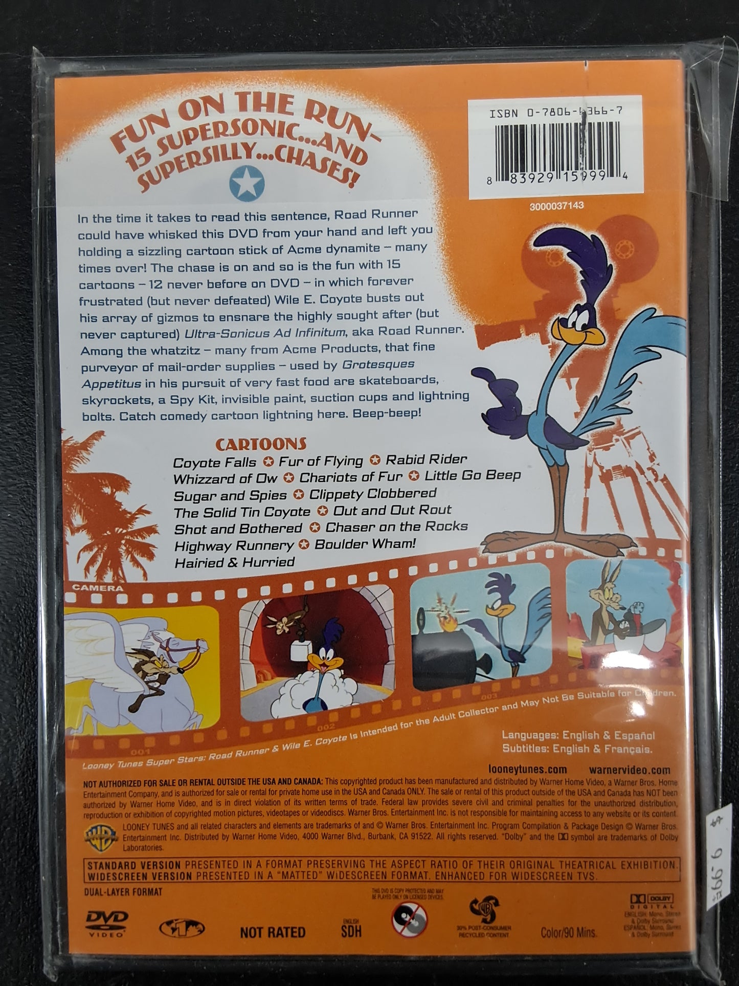 Looney Tunes Super Stars Road Runner & Wile E. Coyote