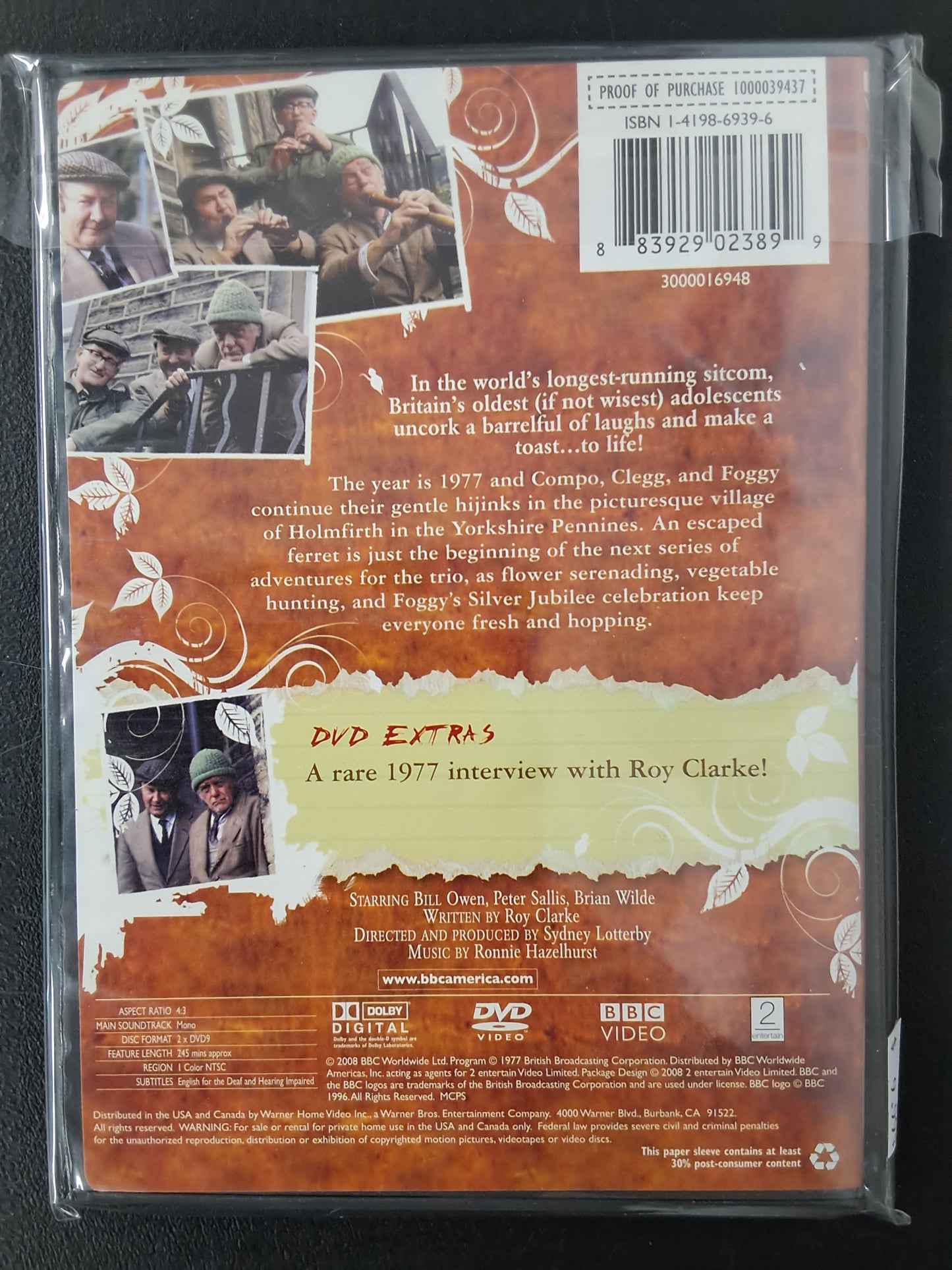 Roy Clarke's Last of the Summer Wine Vintage 1977 DVD