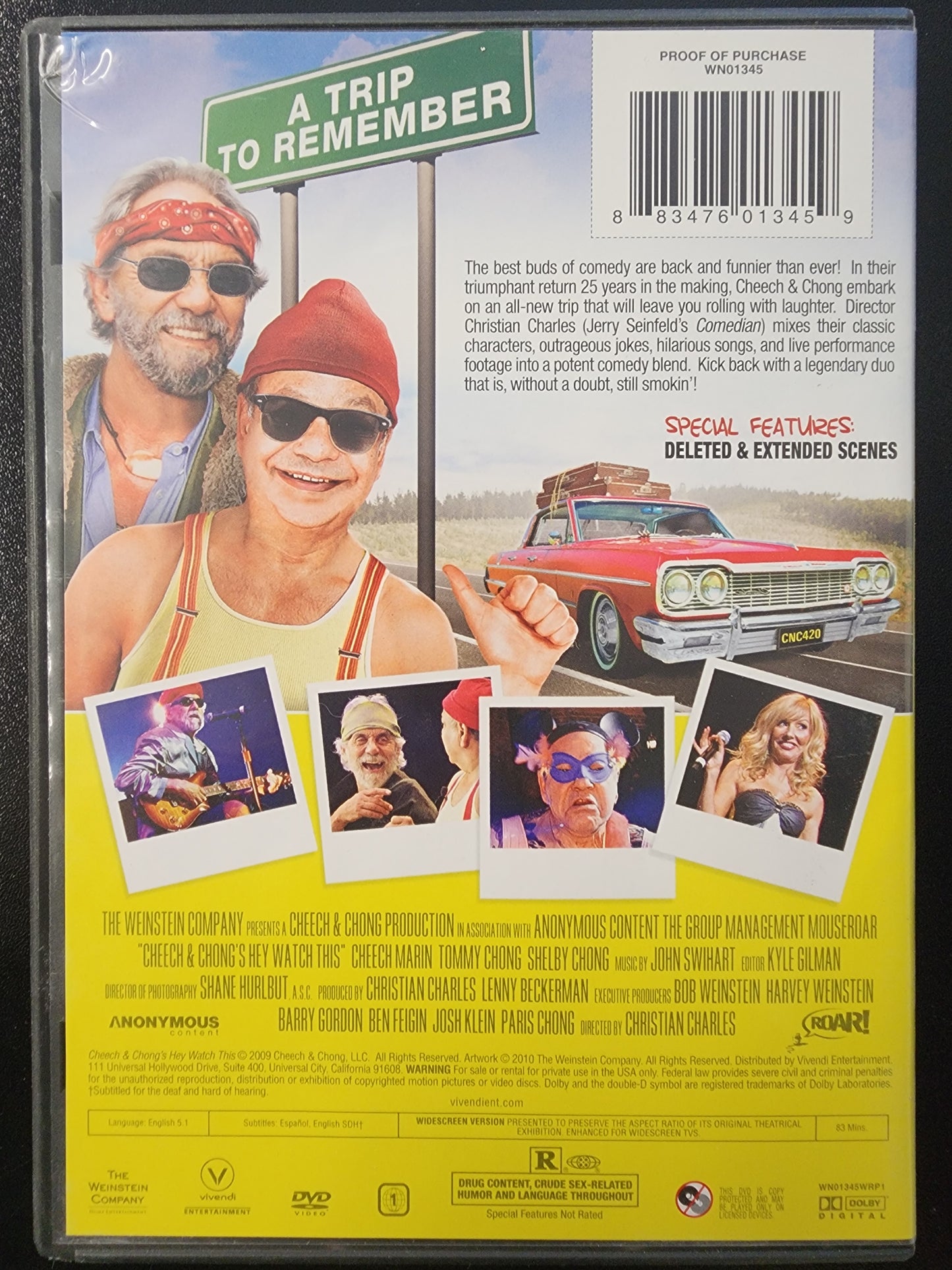 Cheech & Chong's Hey Watch This DVD