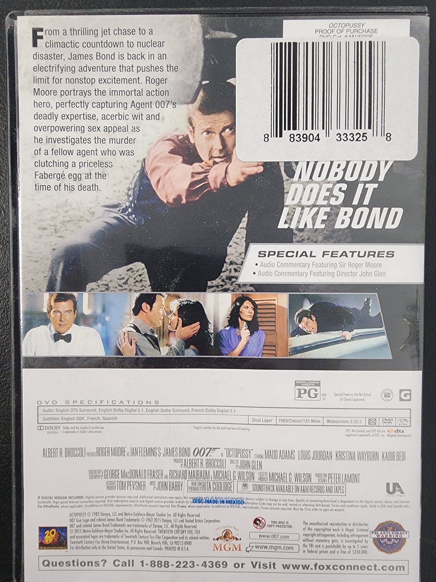 Octopussy DVD