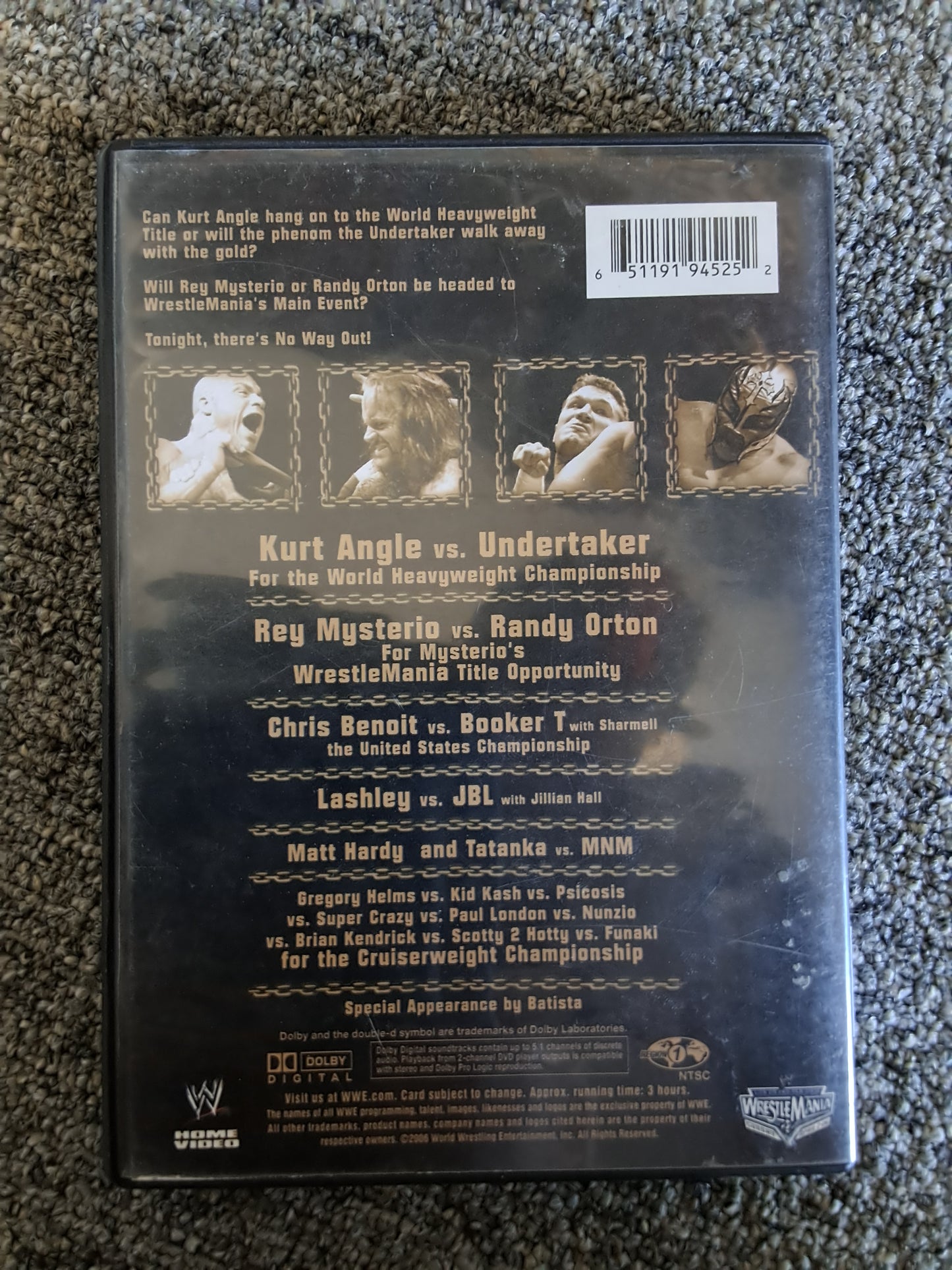 WWE Smackdown Presents No Way Out DVD