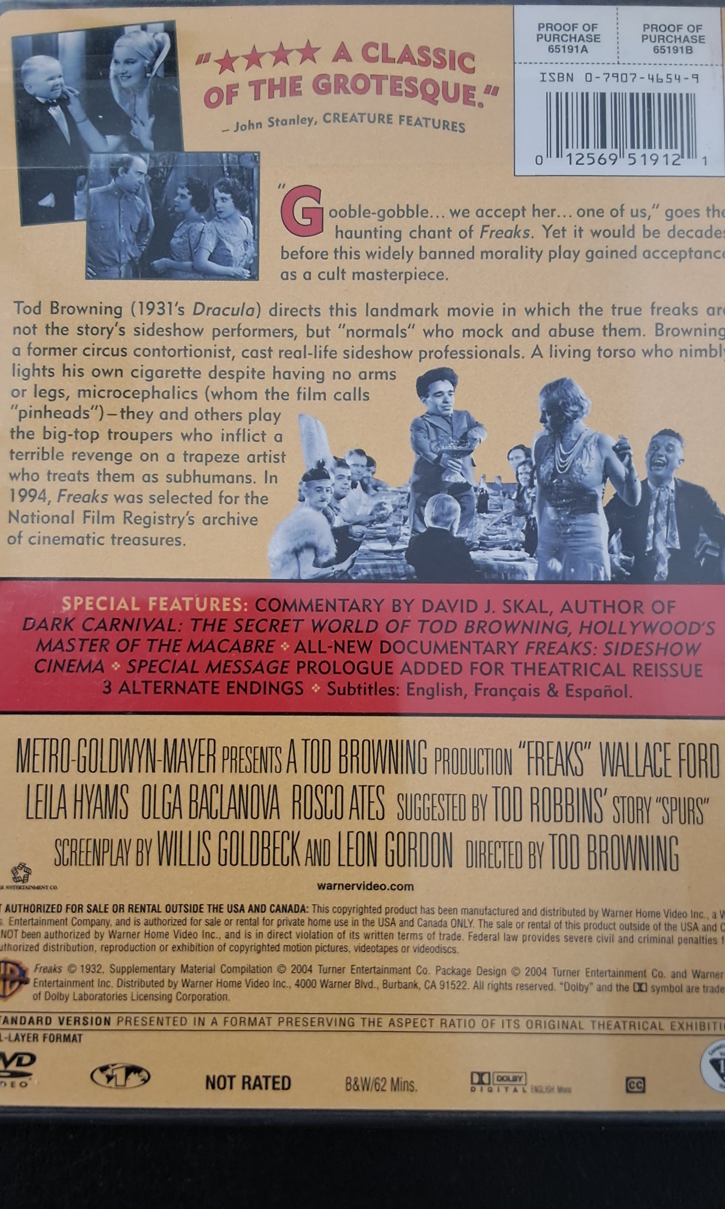Freaks DVD