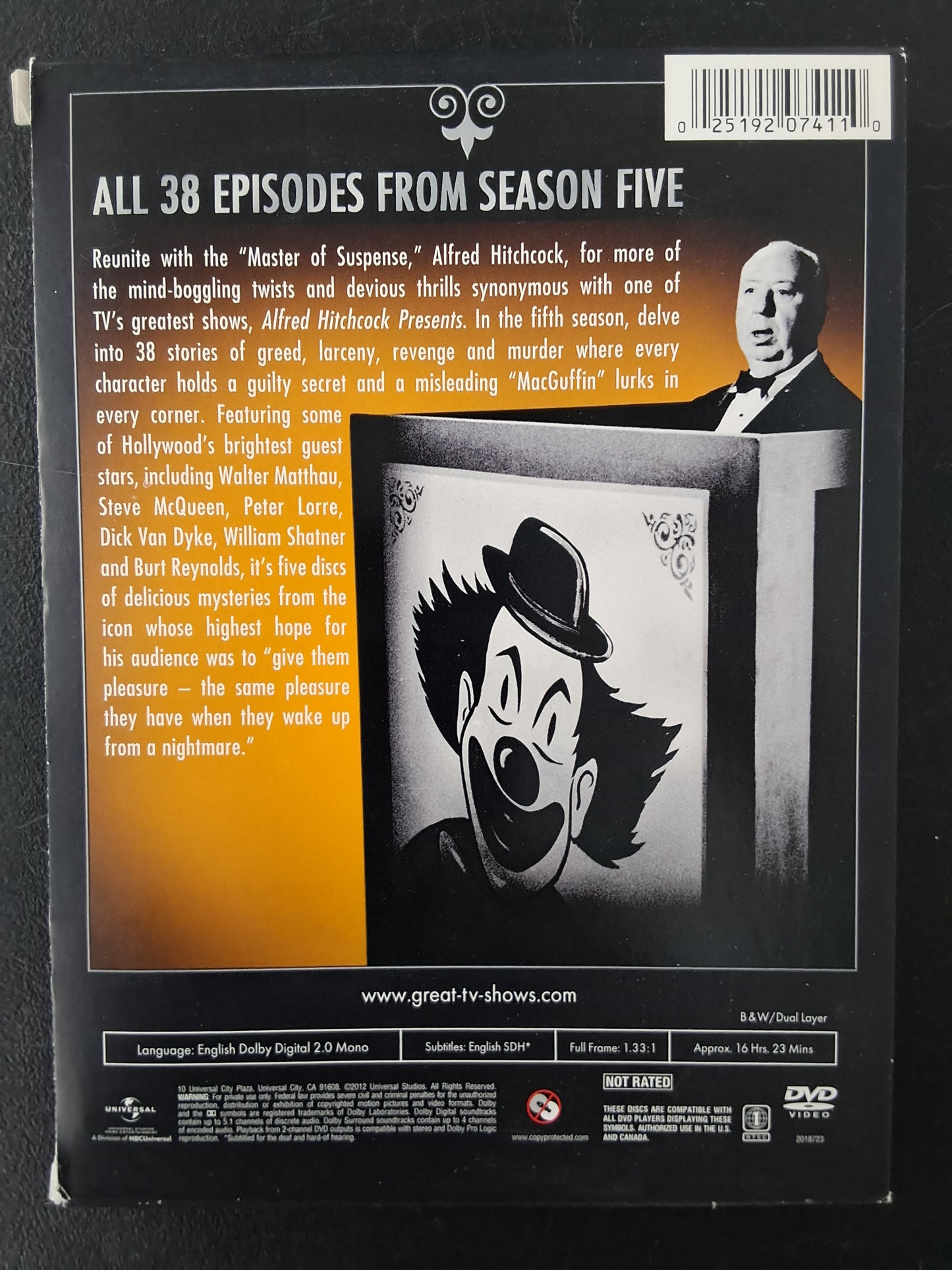 Alfred Hitchcock Presents Season 5 DVD